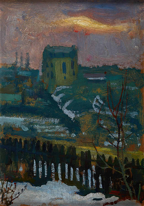 Дом зимой. Ян Станиславский