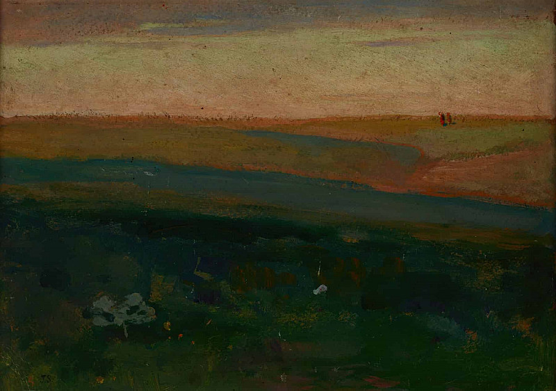 Зелёная степь на Украине. Ян Станиславский