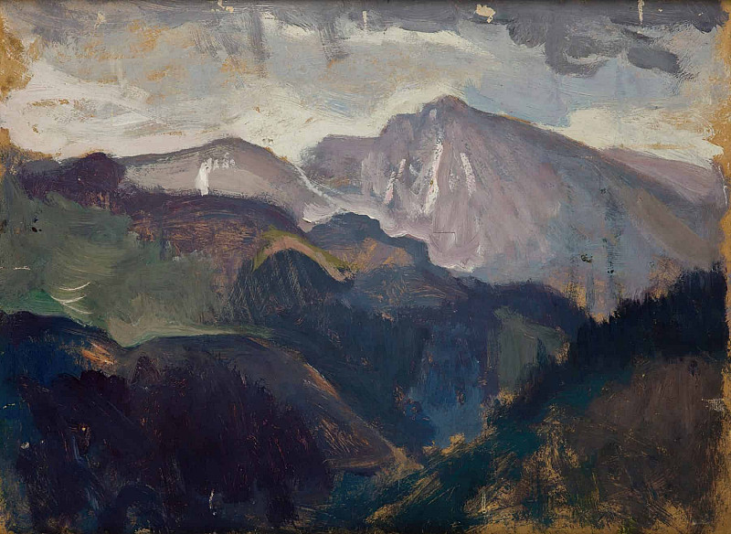 Пейзаж с Татр. Ян Станиславский