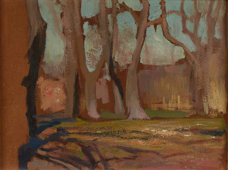 Парк Планты в Кракове весной. Ян Станиславский