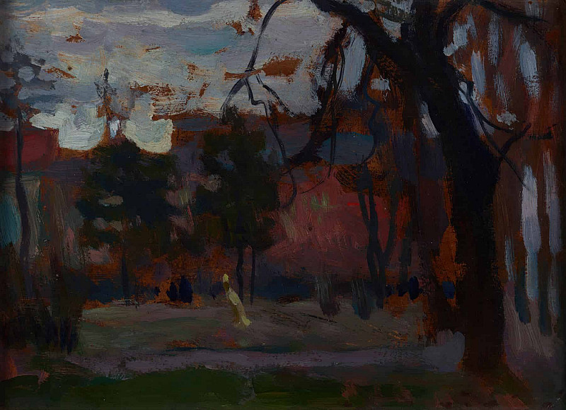 Парк Планты весной. Ян Станиславский