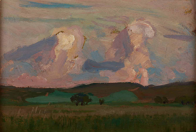 Весна в Кшемёнках в Кракове. Ян Станиславский