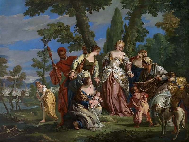 The Finding of Moses. Giovanni Battista Tiepolo