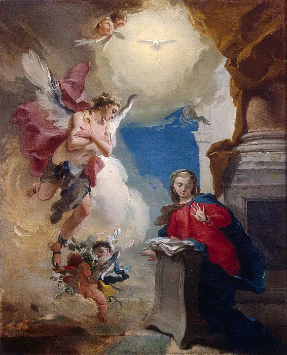Annunciation. Giovanni Battista Tiepolo