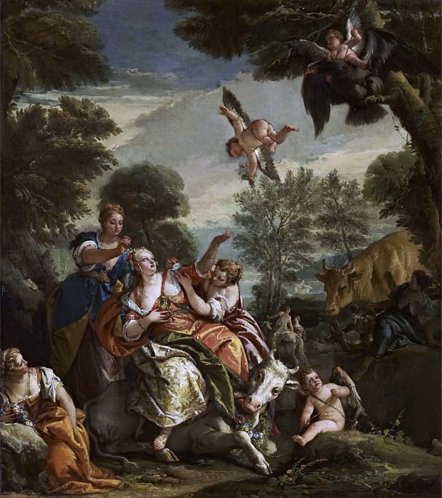 The Rape of Europa. Giovanni Battista Tiepolo
