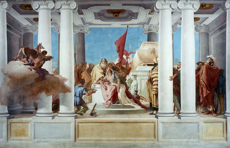 The Sacrifice of Iphigenia. Giovanni Battista Tiepolo