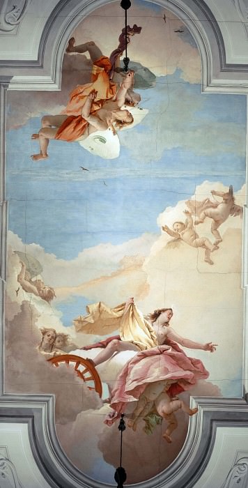 Diana and Aeolus. Giovanni Battista Tiepolo
