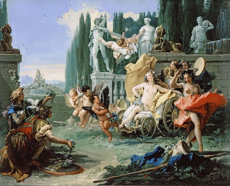 The Empire of Flora. Giovanni Battista Tiepolo
