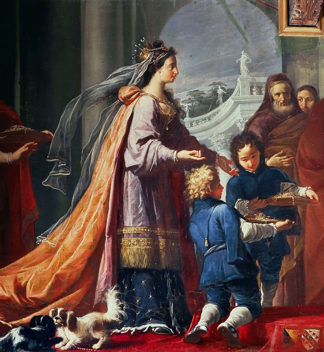 Царица Савская перед царем Соломоном, деталь, Джованни Баттиста Тьеполо