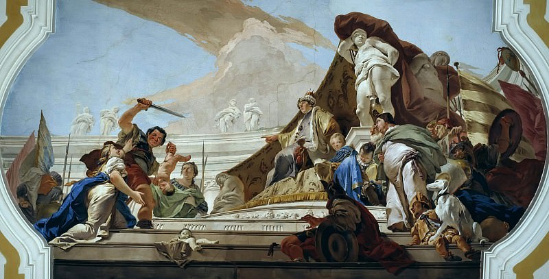 The Judgment of Solomon. Giovanni Battista Tiepolo