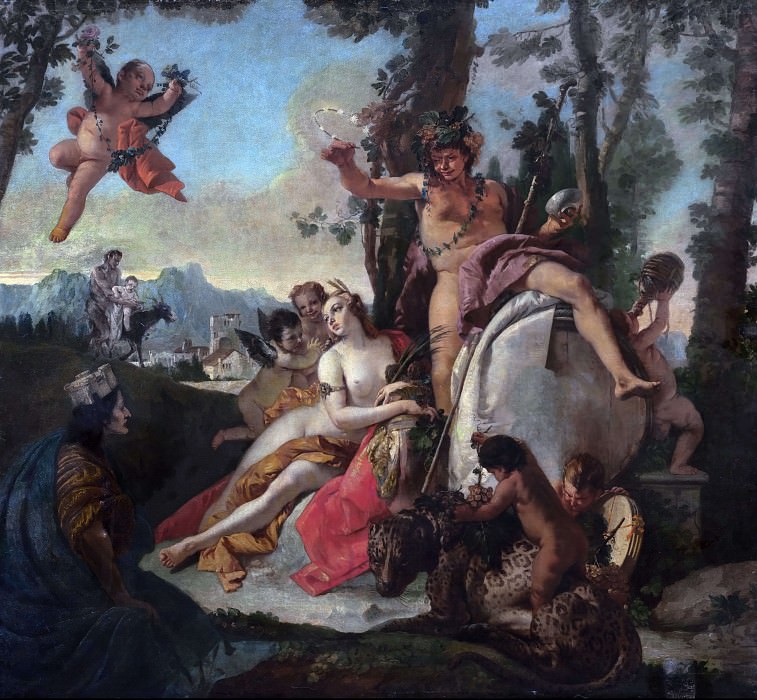 Bacchus and Ariadne. Giovanni Battista Tiepolo