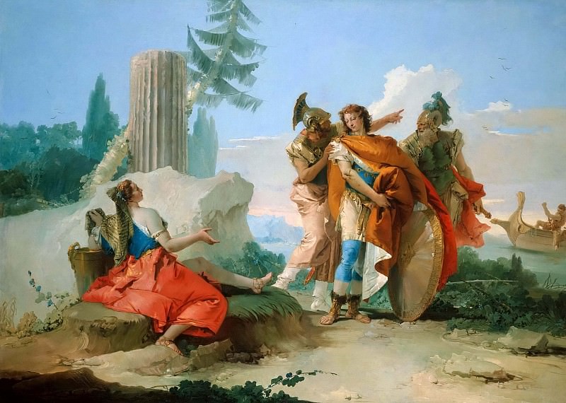 Rinaldo and Armida. Giovanni Battista Tiepolo
