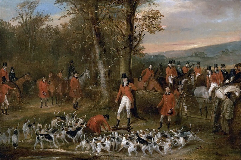The Berkeley Hunt, 1842- The Death. Francis Calcraft Turner