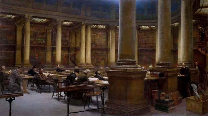 Справочная библиотека Бирмингема - Читальный зал. Эдвард Ричард Тейлор