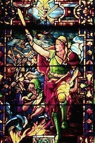 Tiffany Gideon-s Rout of the Midianites. Louis Comfort Tiffany