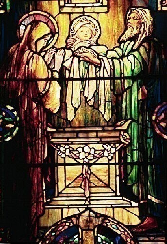 Tiffany The Dedication in the Temple. Louis Comfort Tiffany