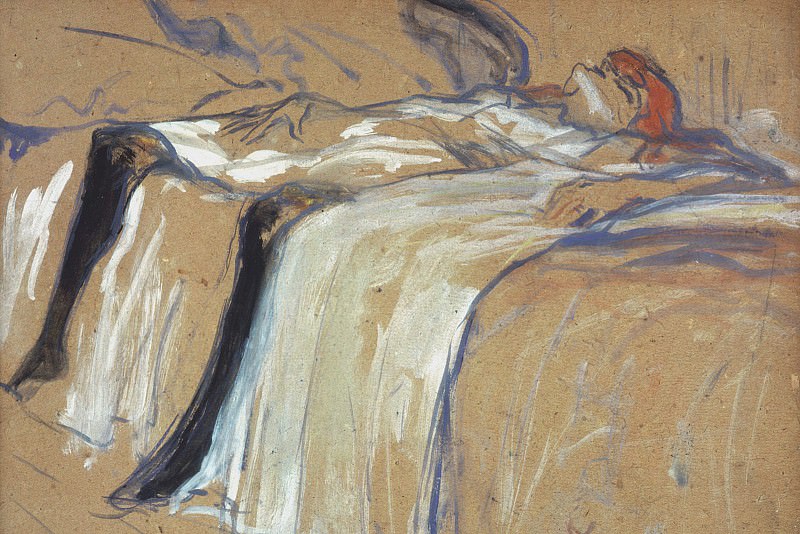 Alone Seule, Toulouse-Lautrec, 1896 - 1600x1200 - ID 8047. Анри де Тулуз-Лотрек