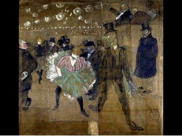 La danse au Moulin Rouge. Henri De Toulouse-Lautrec