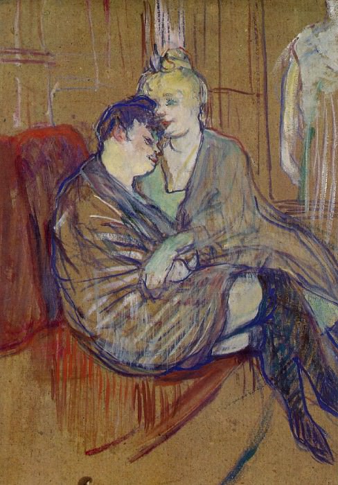 Toulouse-lautrec two girlfriends. Henri De Toulouse-Lautrec