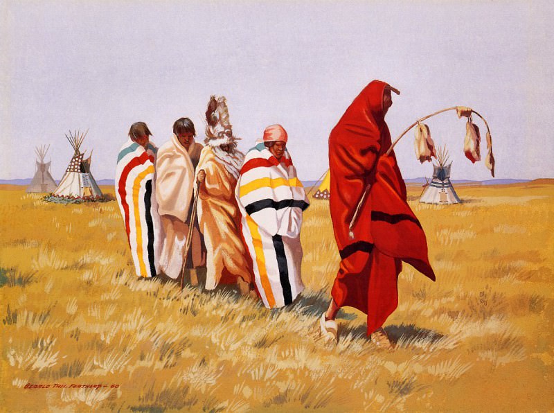 Tailfeathers, Gerald - Procession of the Holy Woman, Blood Sundance (end. Gerald Tailfeathers