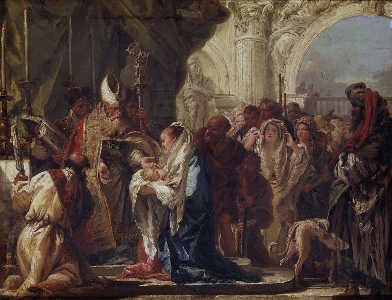 The Presentation in the Temple. Giovanni Domenico Tiepolo
