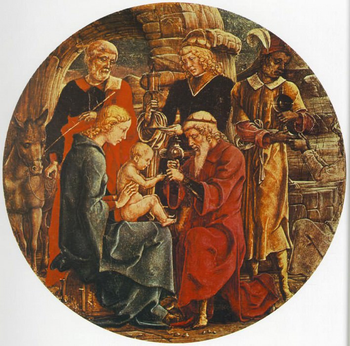 Nativity of Christ: Adoration of the Magi. Cosimo Tura