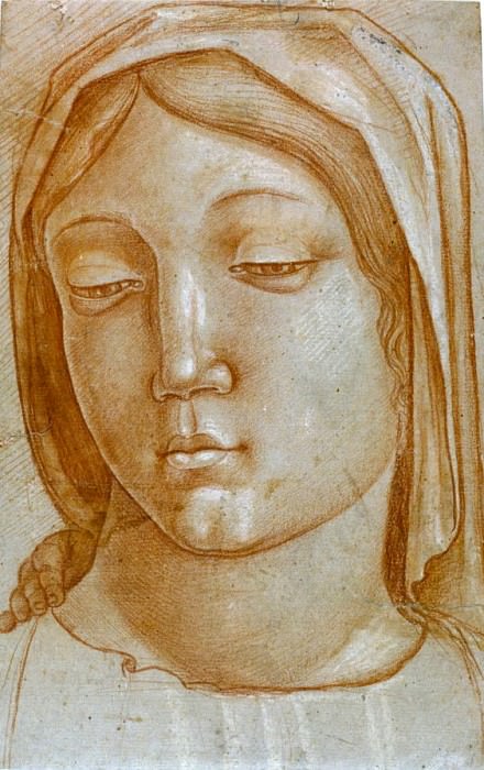 Head of the Virgin. Cosimo Tura