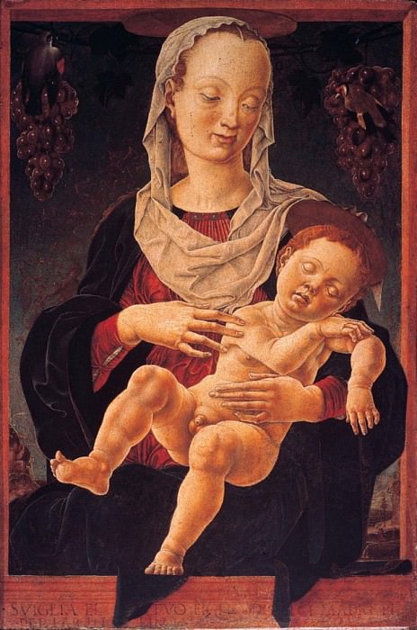 Madonna with the Sleeping Child (Madonna of the Zodiac). Cosimo Tura
