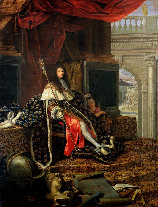 Portrait of Louis XIV. Henri Testelin