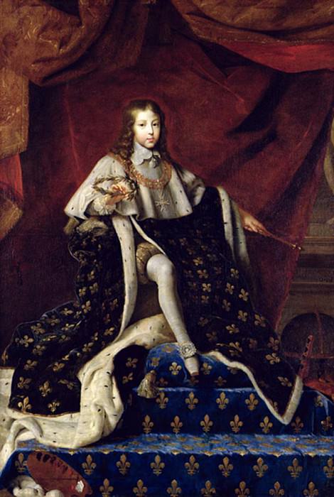 Portrait of Louis XIV (1638-1715) aged 10. Henri Testelin