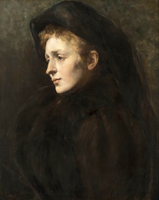 Lady in Mourning. Hildegard Thorell