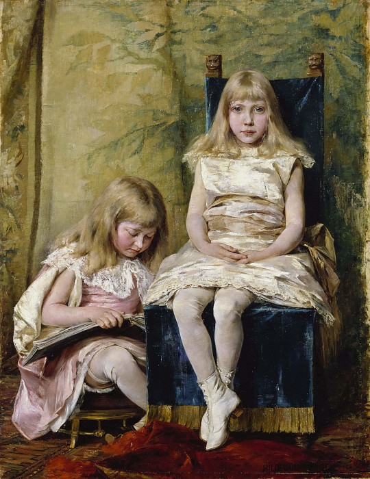 Hildegard and Alfhild Tamm Children. Hildegard Thorell