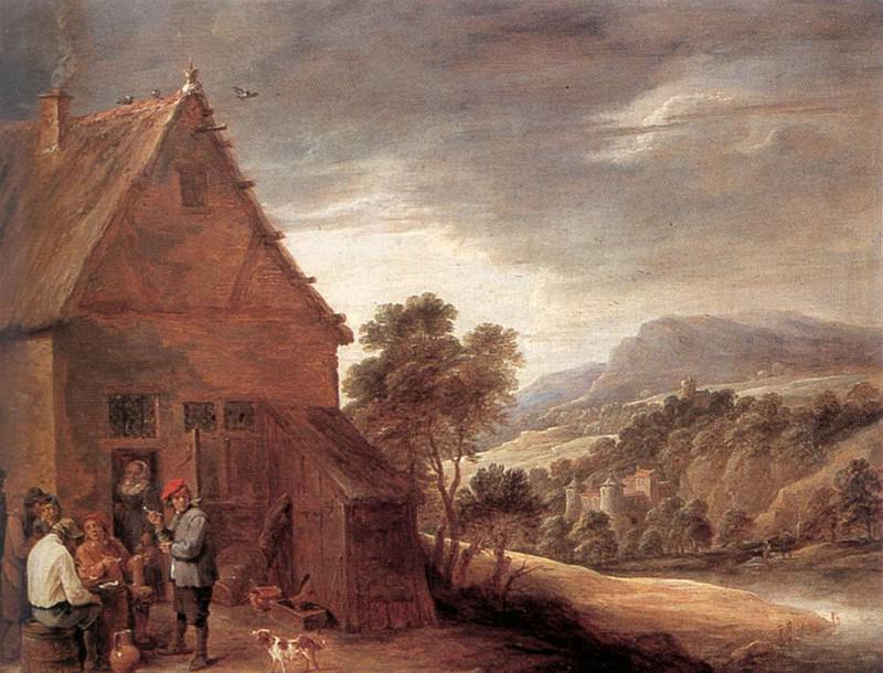 TENIERS David the Younger Before The Inn. David II (the Younger) Teniers