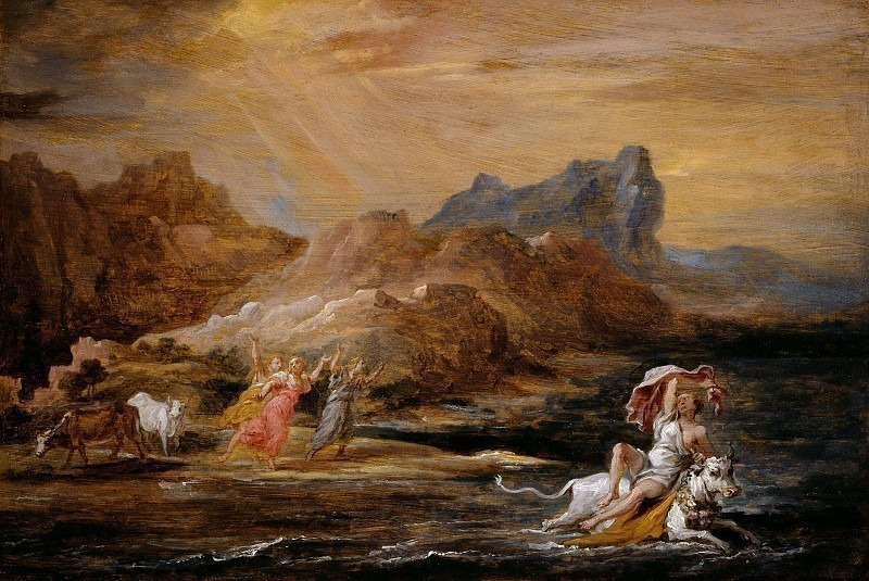 The Rape of Europa. David II (the Younger) Teniers