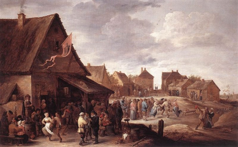 TENIERS David the Younger Village Feast. David II (the Younger) Teniers