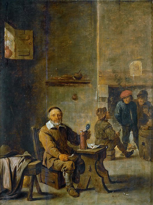 The Drinkers. David II (the Younger) Teniers