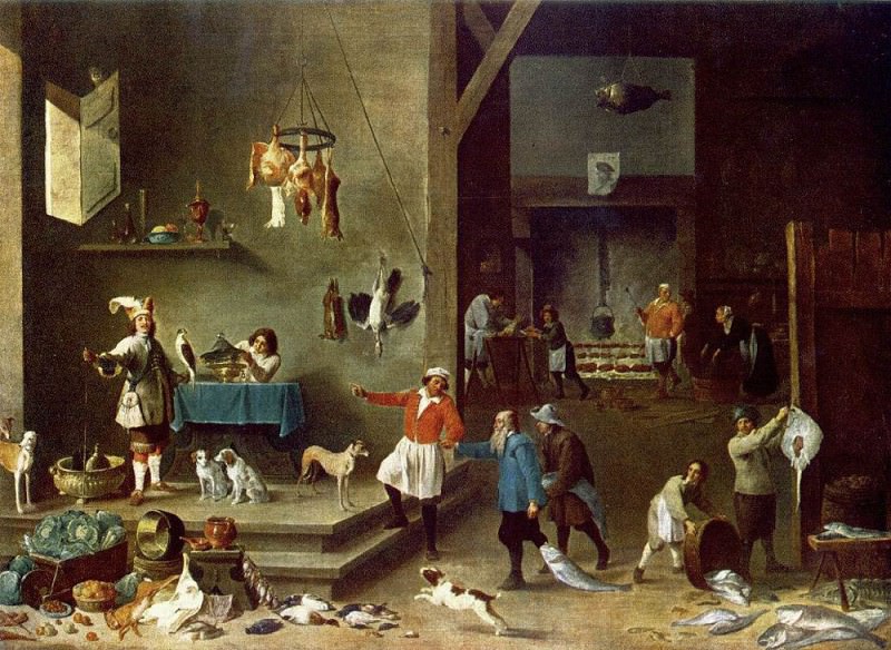 TENIERS David the Younger The Kitchen. David II (the Younger) Teniers