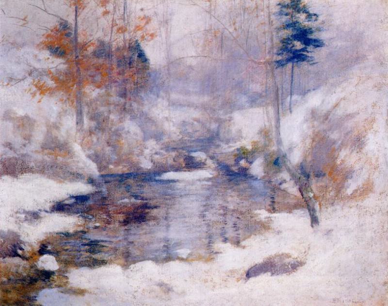 twachtman winter harmony early-1890s. John Henry Twachtmann
