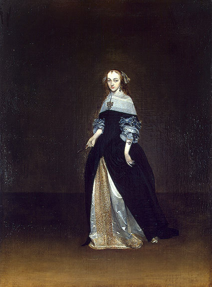 Portrait of Catarina van Leunink, 80x59 cm, Eremita. Gerard Terborch