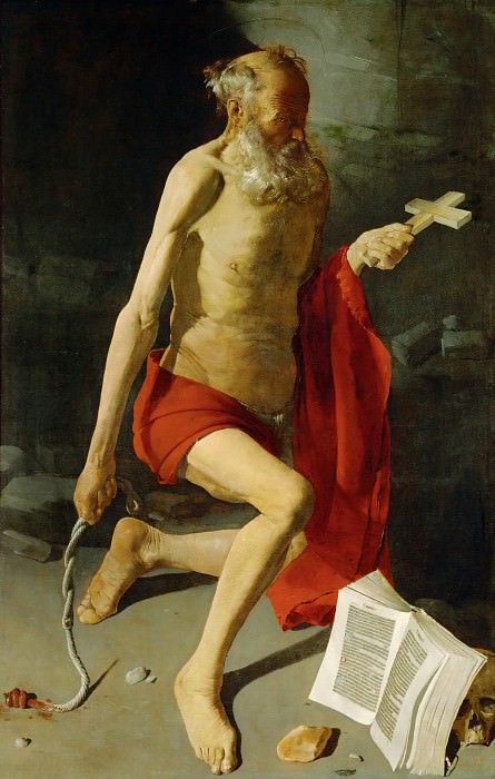 Кающийся святой Иероним. Жорж де Латур