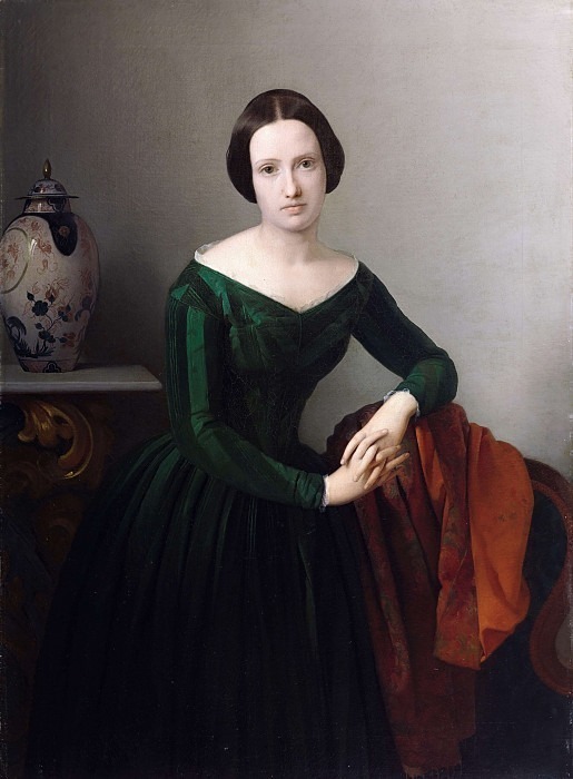 Portrait of Beatrice (Bice) Presti Tasca. Giacomo Trecourt