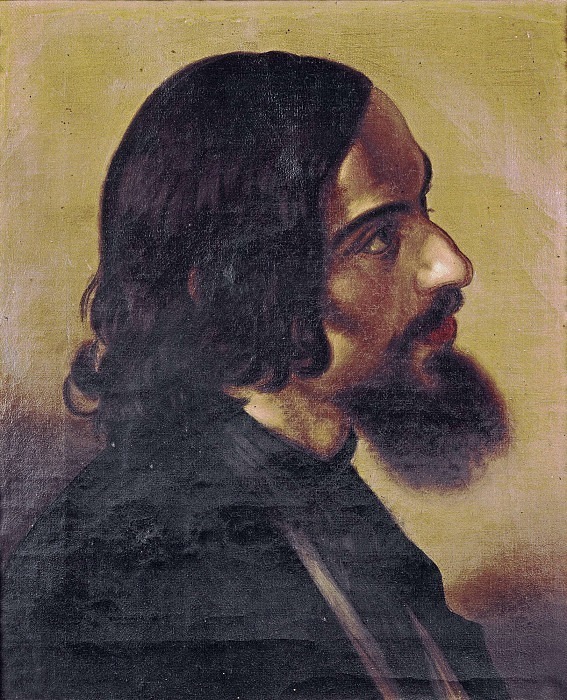 Portrait of the painter Giovanni Scaramuzza. Giacomo Trecourt