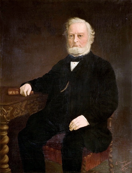 Portrait of William Tranter (1816-1890), gunmaker from Aston. Butler Edwin Tranter