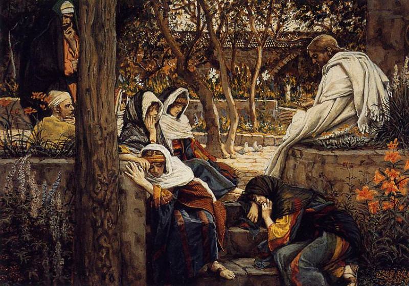 Tissot Jesus at Bethany. Джеймс Тиссо