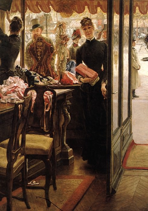 The Shop Girl. Jacques Joseph Tissot