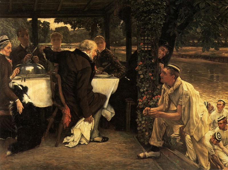 The Prodigal Son The Fatted Calf. Jacques Joseph Tissot