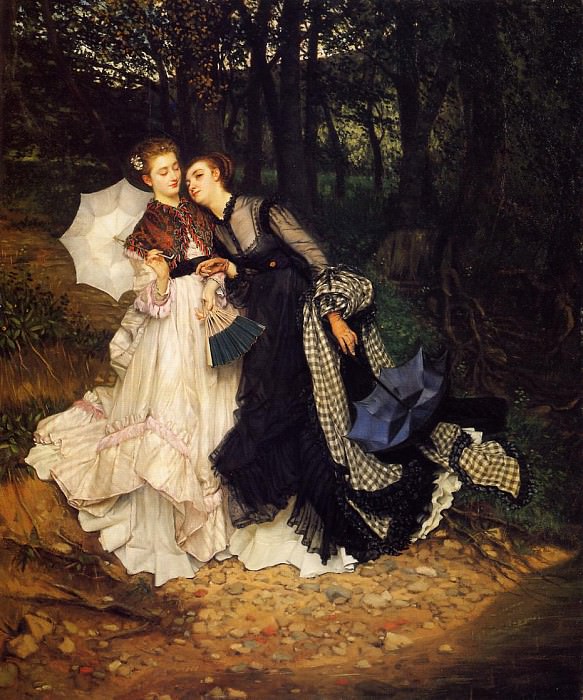 Tissot James Jacques The Confidence aka The Admission. Джеймс Тиссо