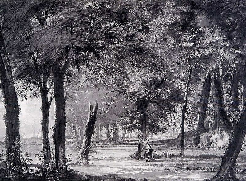 Troost Cornelis Reading Gentleman In A Forest Sun. Корнелис Труст