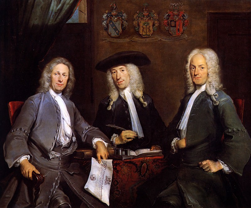 Troost Cornelis Three of Surgeons guild Sun. Корнелис Труст
