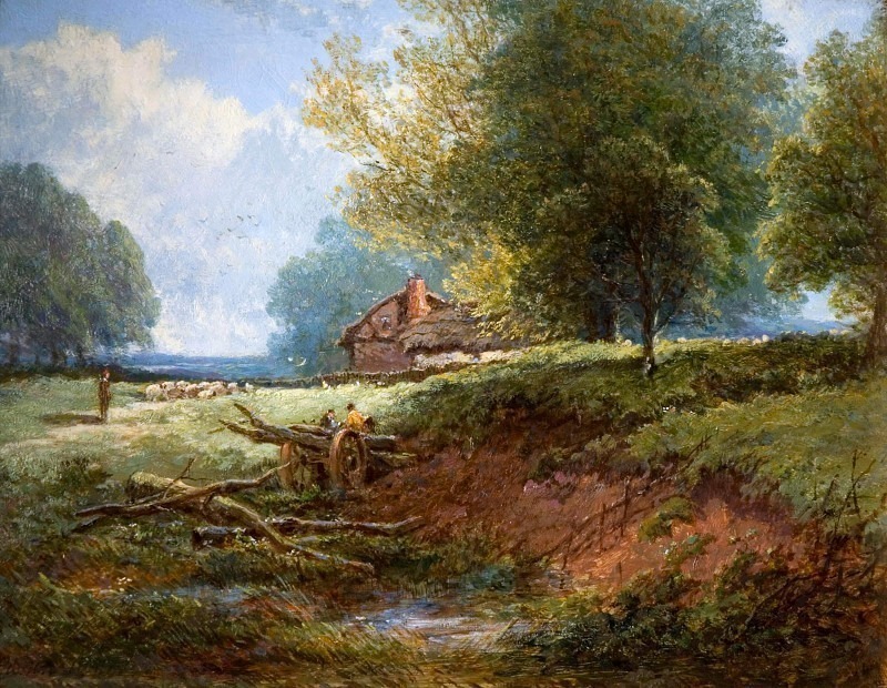 Meadow Scene. Edwin Taylor